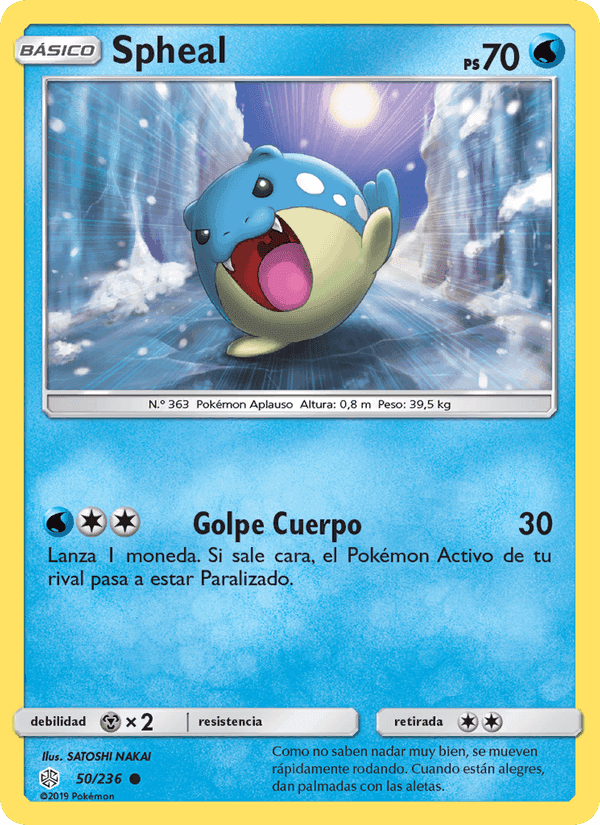 Spheal, carte 50 de Eclipse Cósmico