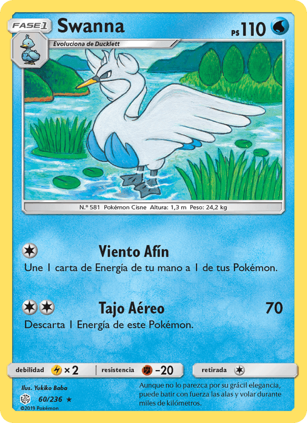 Swanna, carta 60 de Eclipse Cósmico