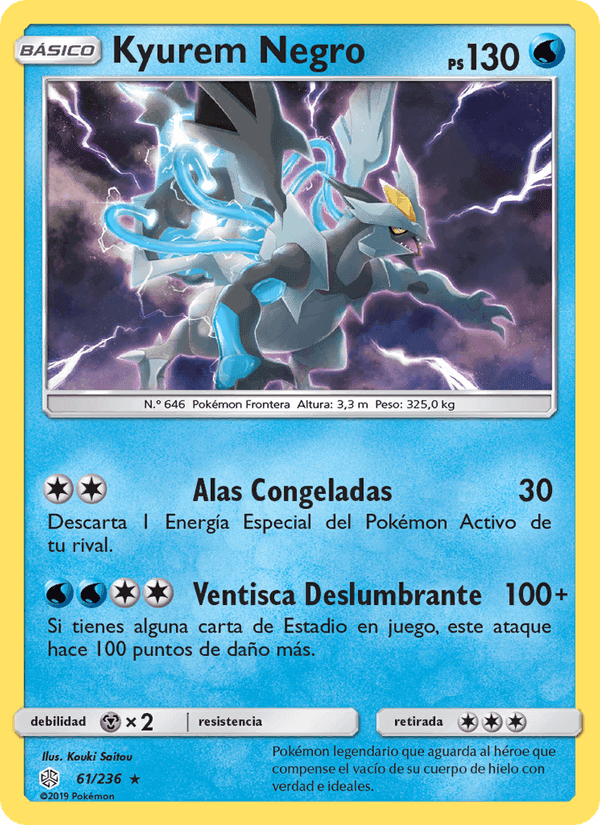 Kyurem Negro, carta 61 de Eclipse Cósmico