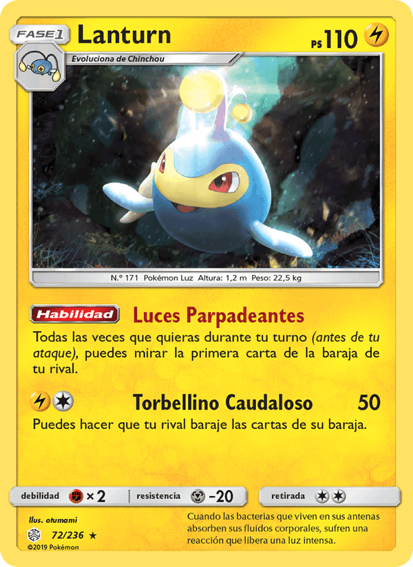 Lanturn, card 72 from Eclipse Cósmico