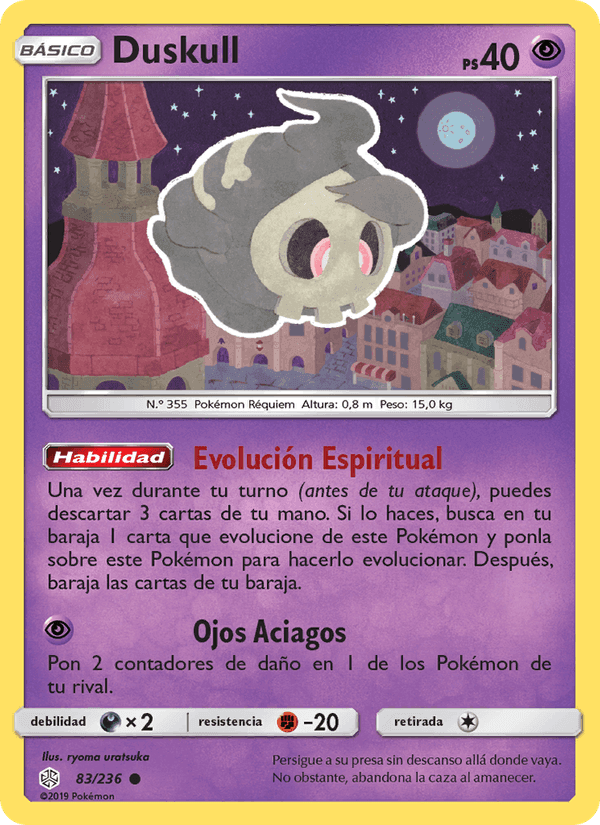 Duskull, carta 83 di Eclipse Cósmico