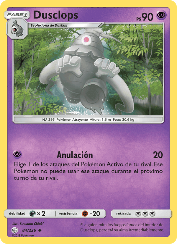Dusclops, carta 84 de Eclipse Cósmico