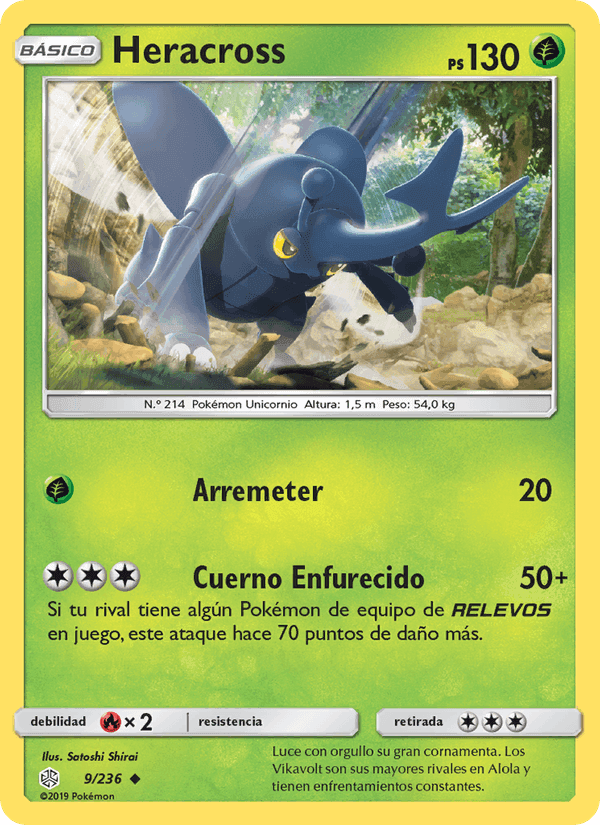 Heracross, carte 9 de Eclipse Cósmico