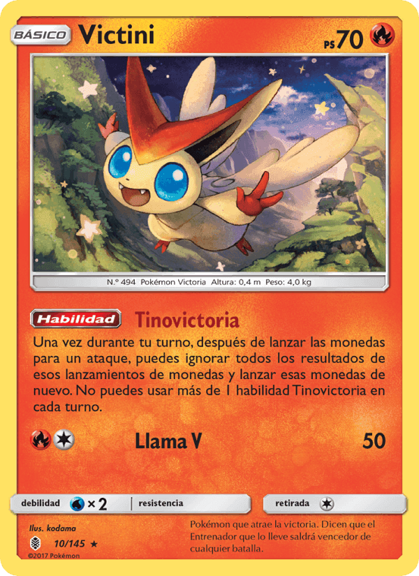 Victini, carta 10 de Albor de Guadianes