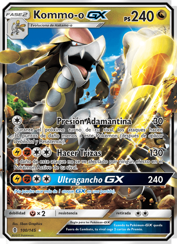 Kommo-o GX, carta 100 di Albor de Guadianes