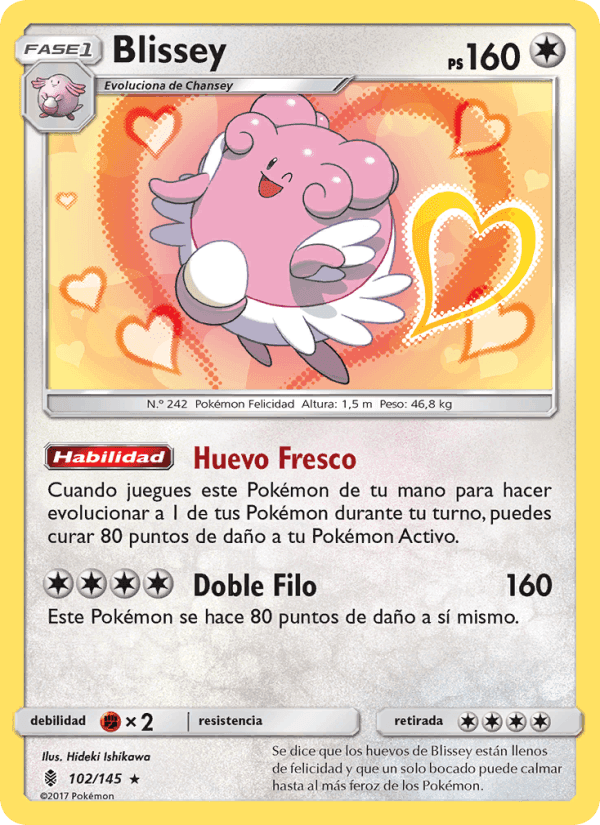 Blissey, carta 102 de Albor de Guadianes
