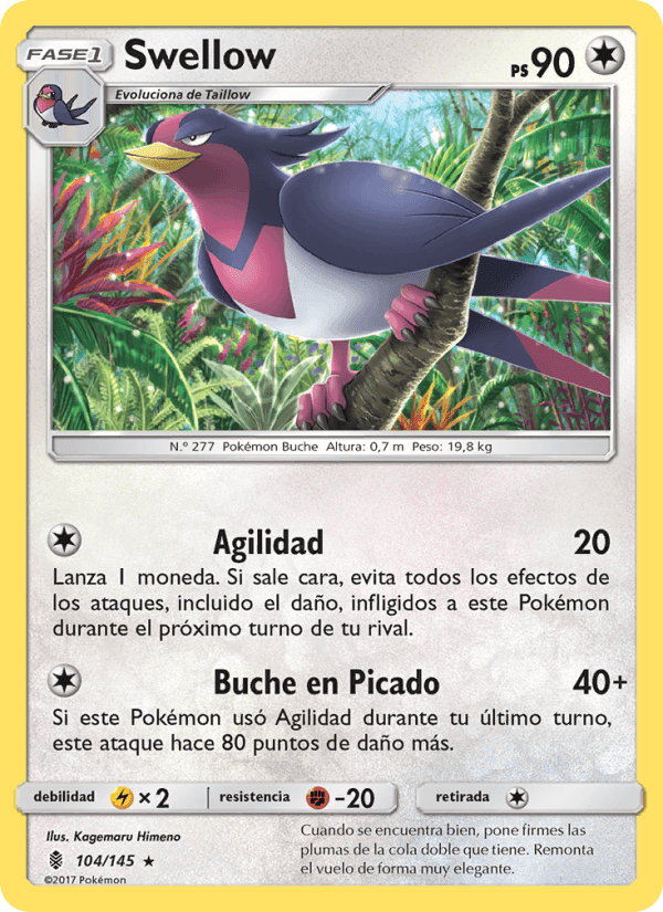 Swellow, carta 104 de Albor de Guadianes