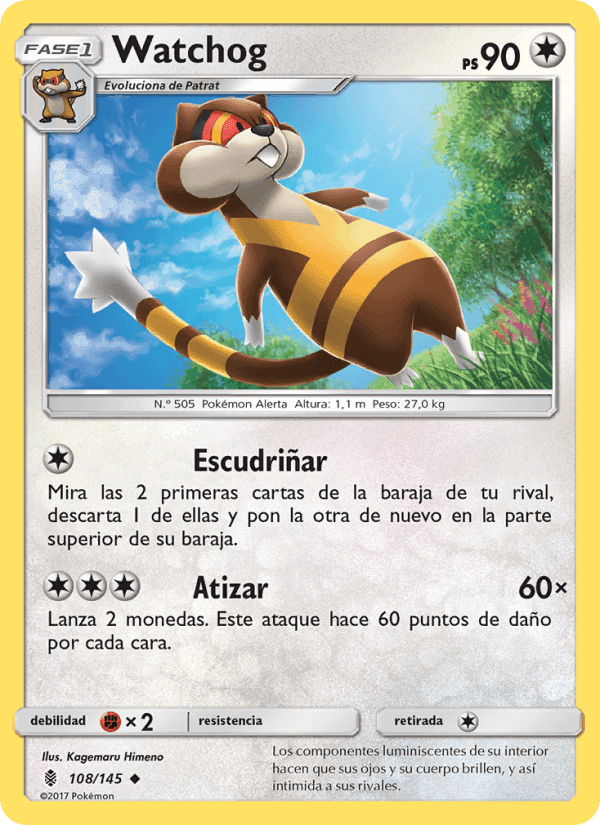Watchog, card 108 from Albor de Guadianes