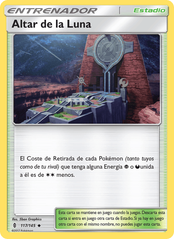 Altar de la Luna, card 117 from Albor de Guadianes