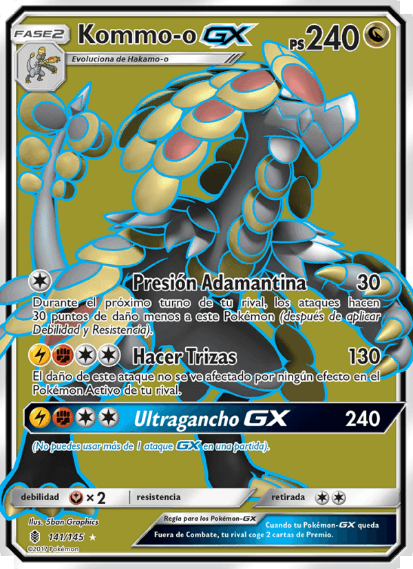 Kommo-o GX, carta 141 de Albor de Guadianes