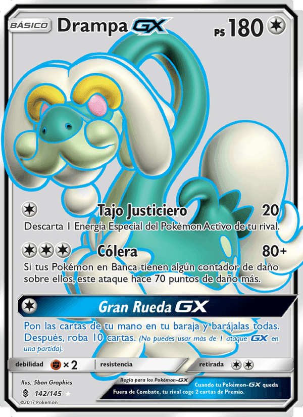 Drampa GX, carta 142 de Albor de Guadianes