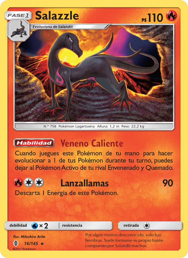 Salazzle, carta 16 de Albor de Guadianes