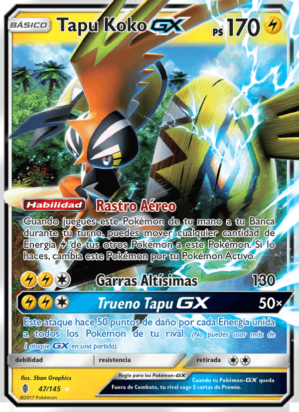 Tapu Koko GX, carta 47 de Albor de Guadianes