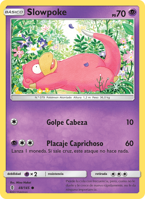 Slowpoke, carta 48 di Albor de Guadianes