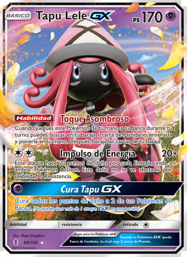 Tapu Lele GX, carta 60 de Albor de Guadianes