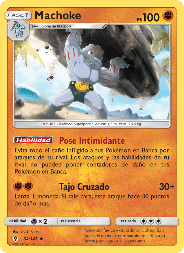 Machoke, carta 64 de Albor de Guadianes
