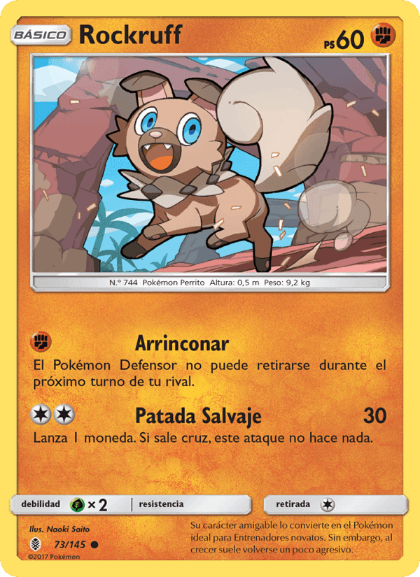 Albor de Guadianes の 73 番、Rockruff
