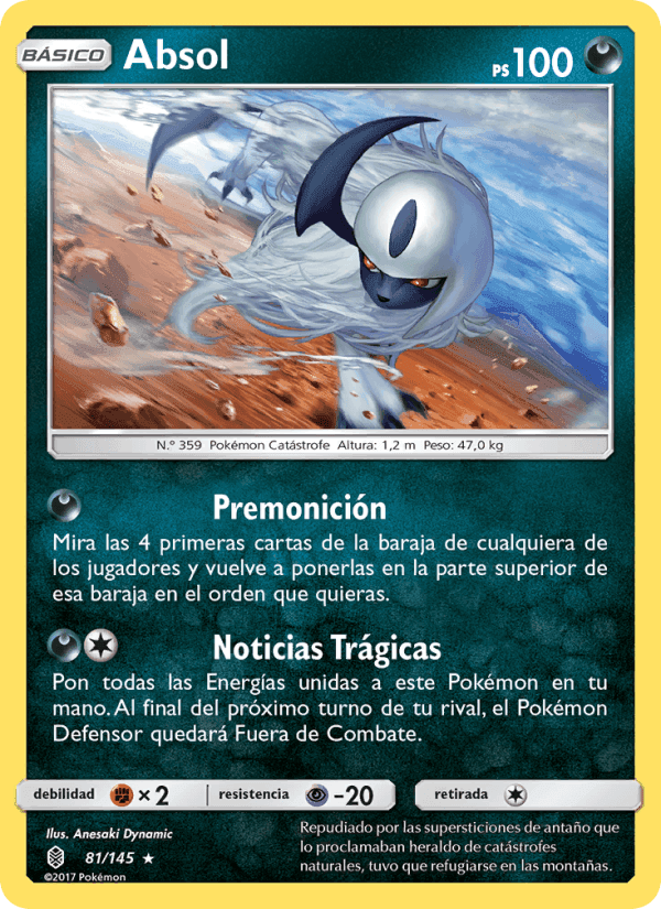 Absol, carta 81 di Albor de Guadianes