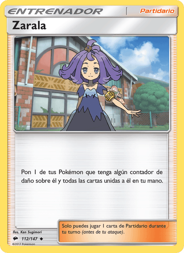 Zarala, card 112 from Sombras Ardientes