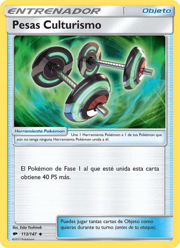 Pesas Culturismo, card 113 from Sombras Ardientes