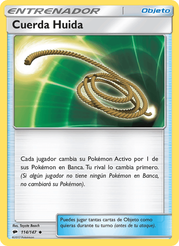 Cuerda Huida, card 114 from Sombras Ardientes