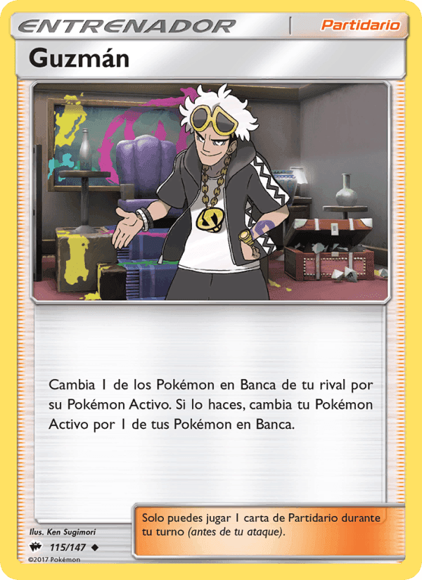 Guzmán, card 115 from Sombras Ardientes
