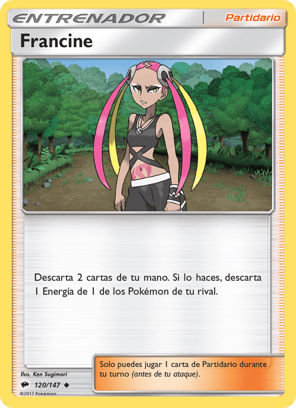 Francine, carta 120 de Sombras Ardientes