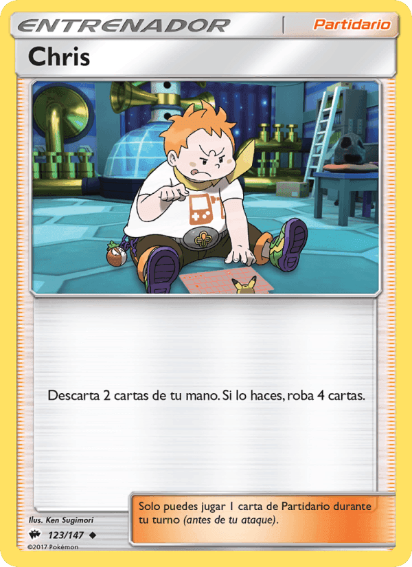 Chris, carta 123 di Sombras Ardientes