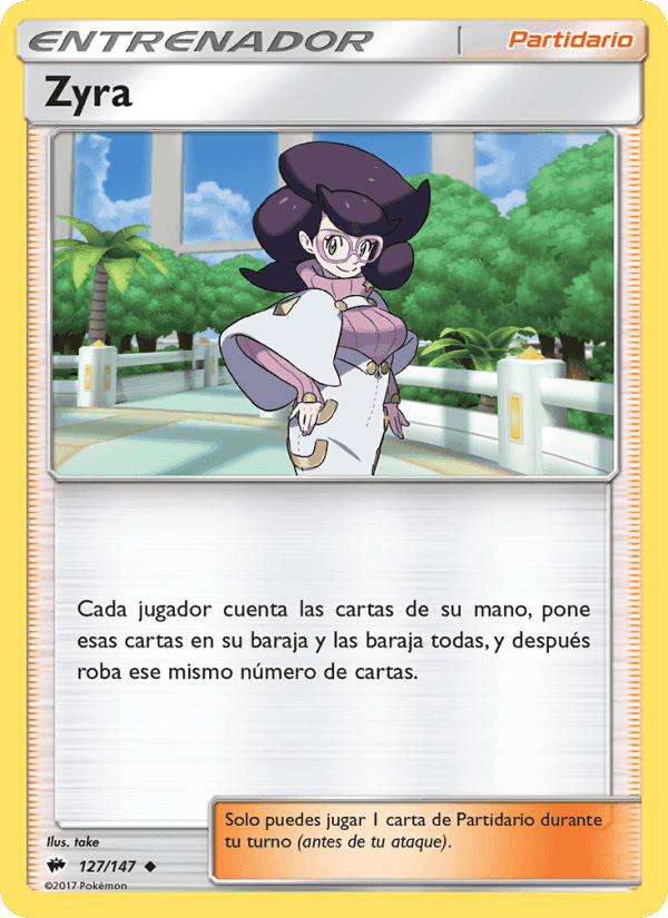 Zyra, carte 127 de Sombras Ardientes