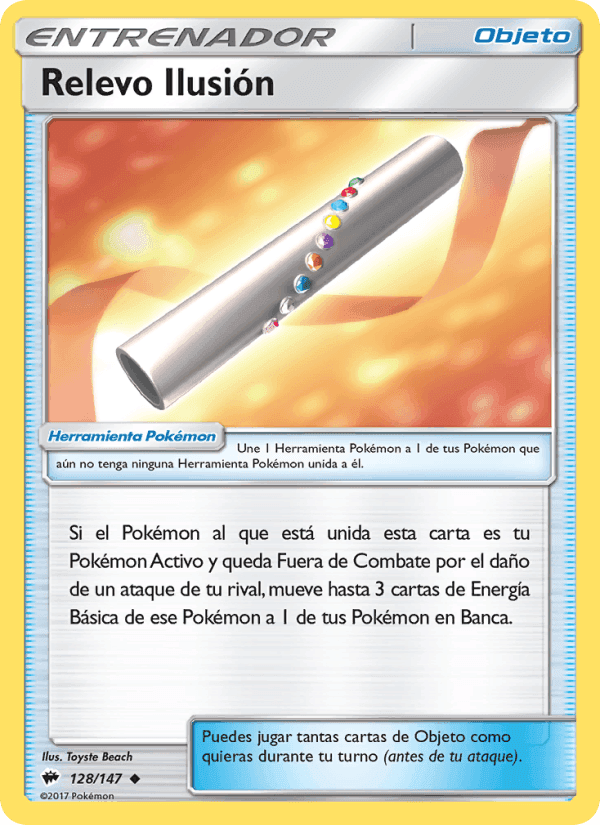 Relevo Ilusión, carta 128 di Sombras Ardientes