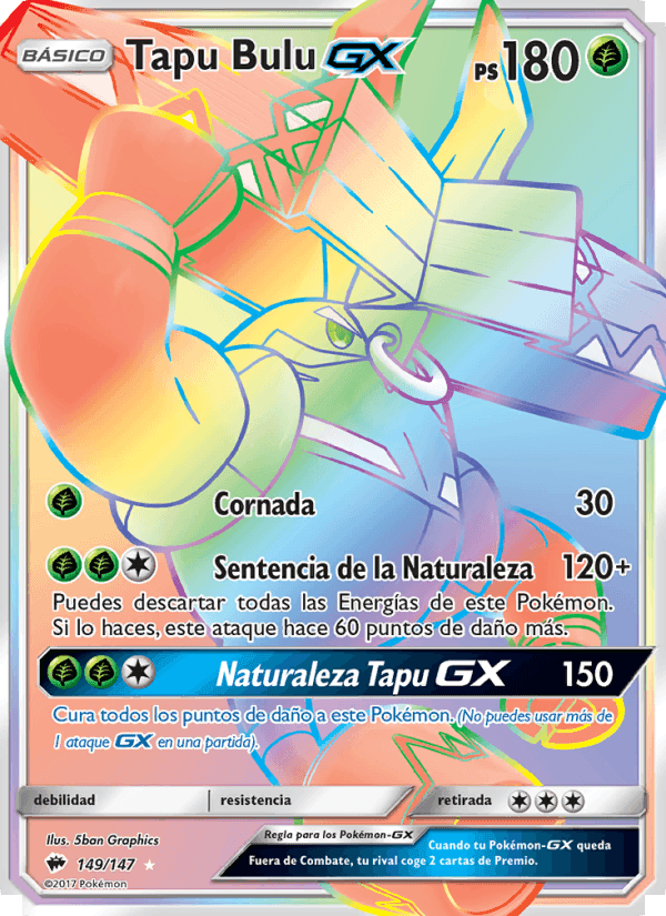 Tapu Bulu GX, carta 149 di Sombras Ardientes