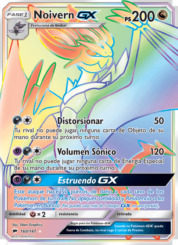 Noivern GX, carta 160 di Sombras Ardientes