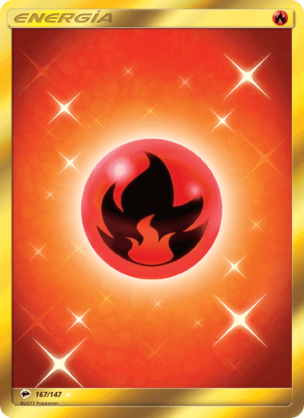 Energía Fuego, card 167 from Sombras Ardientes