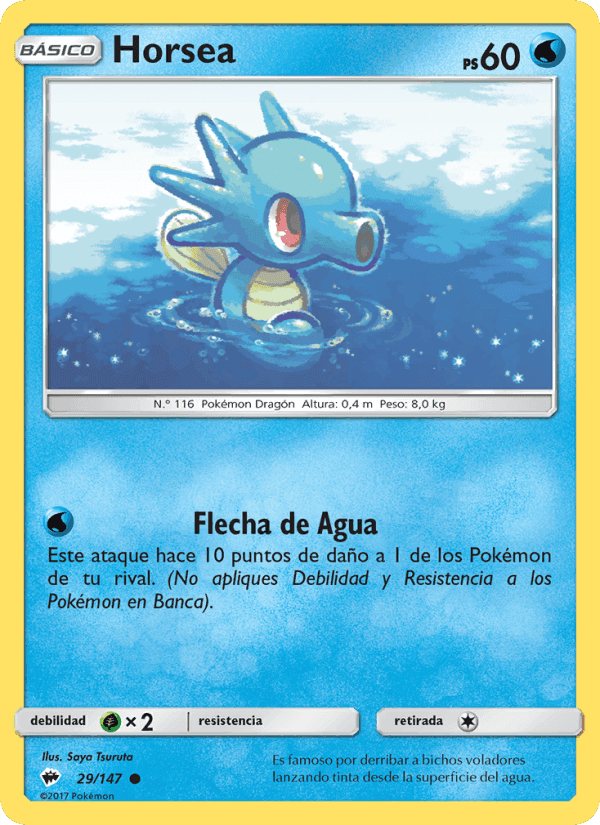 Horsea, carta 29 de Sombras Ardientes