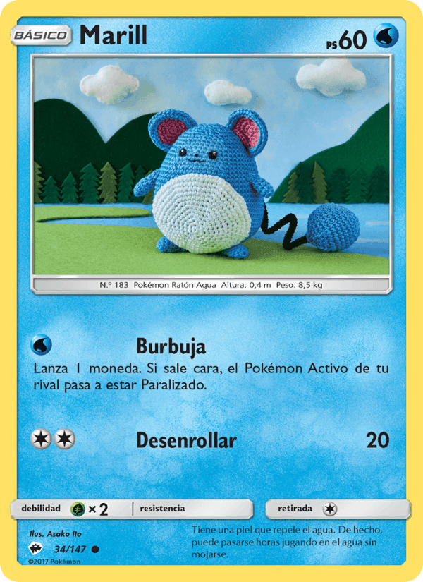 Marill, carta 34 de Sombras Ardientes