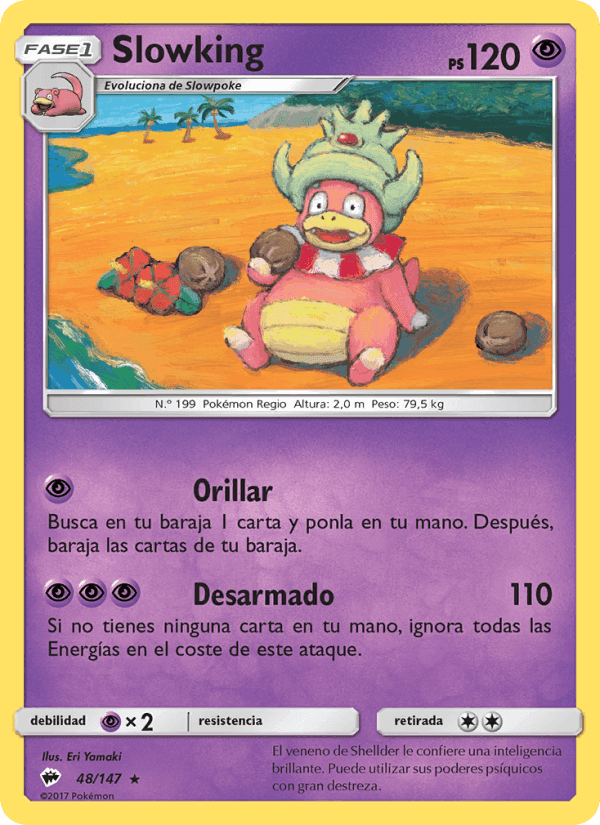Slowking, carta 48 de Sombras Ardientes