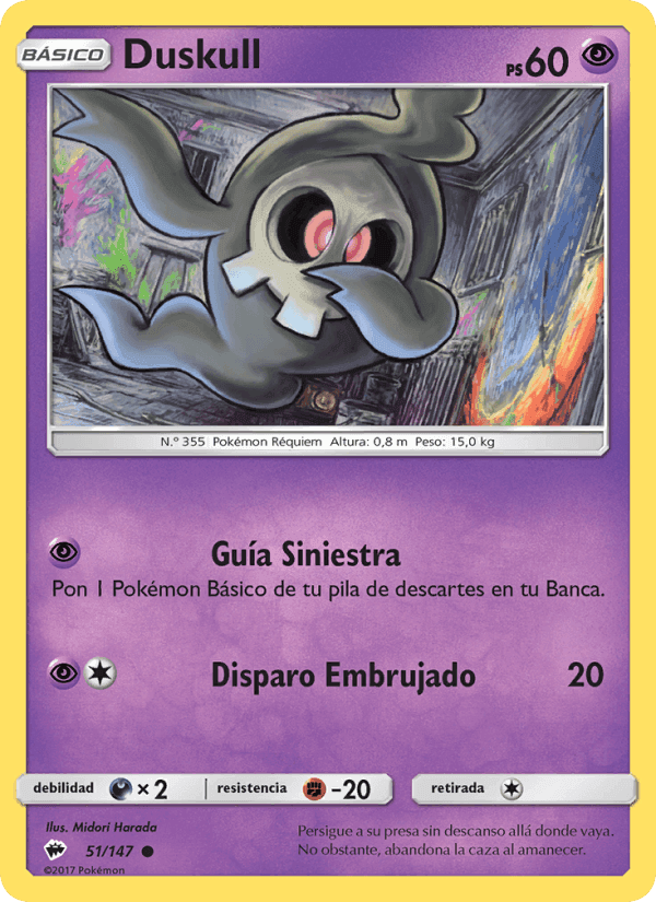 Duskull, carta 51 di Sombras Ardientes