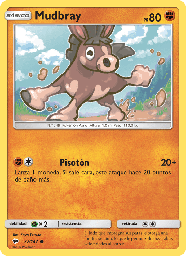 Mudbray, card 77 from Sombras Ardientes