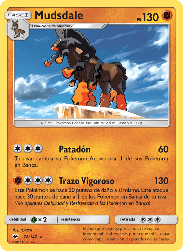 Mudsdale, card 78 from Sombras Ardientes