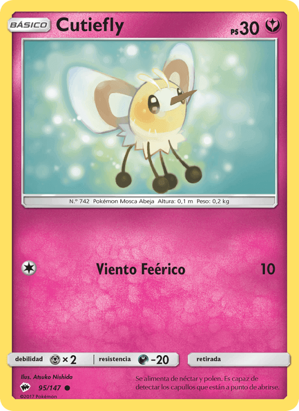 Cutiefly, carta 95 de Sombras Ardientes