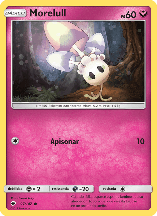 Morelull, carta 97 de Sombras Ardientes