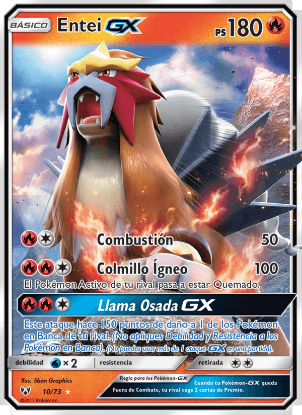 Entei GX, carta 10 di Leyendas Luminosas