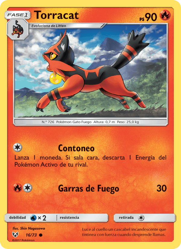 Torracat, carta 16 di Leyendas Luminosas