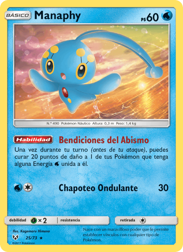 Manaphy, carta 25 di Leyendas Luminosas
