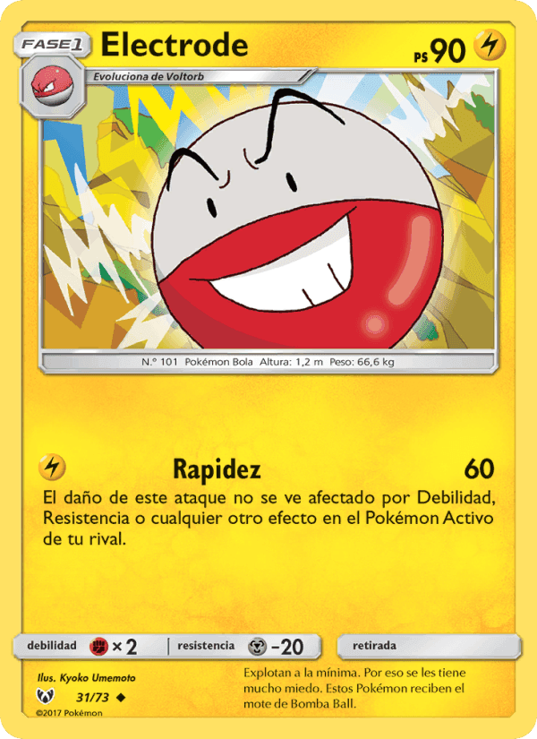 Electrode, card 31 from Leyendas Luminosas