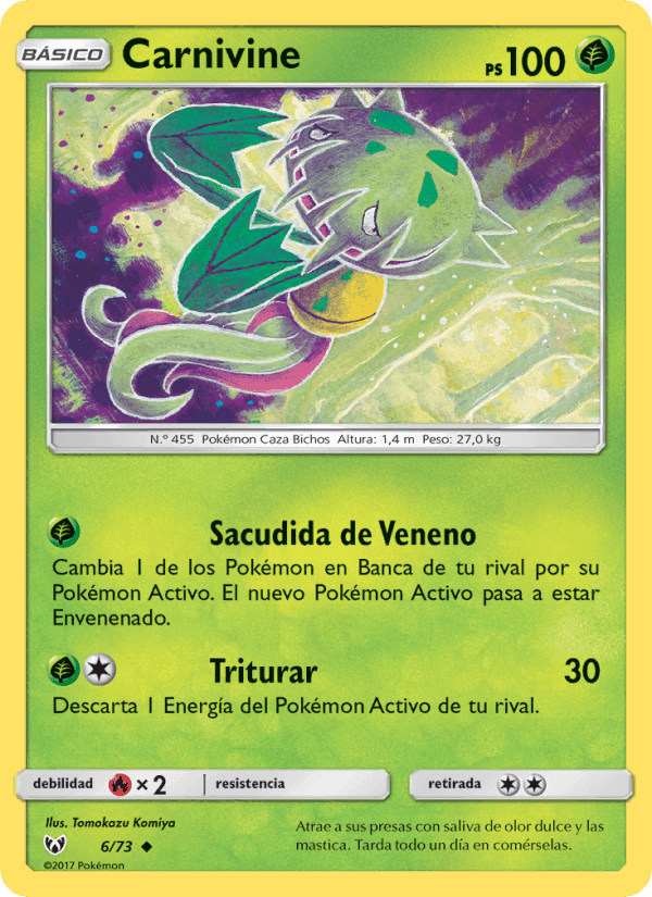 Carnivine, carta 6 di Leyendas Luminosas
