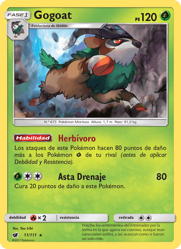 Gogoat, carta 11 de Invasión Carmesí