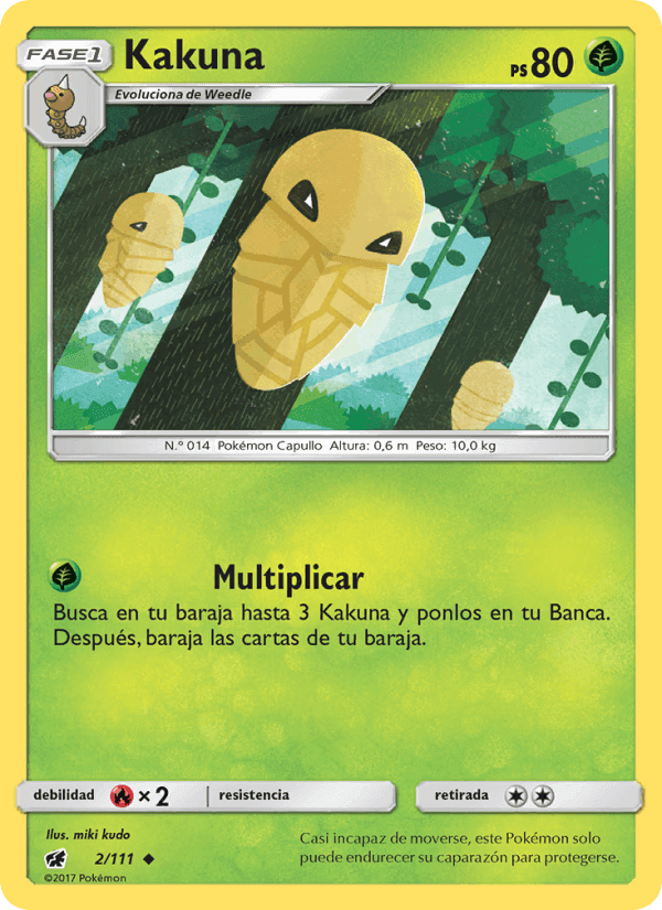 Kakuna, carta 2 di Invasión Carmesí