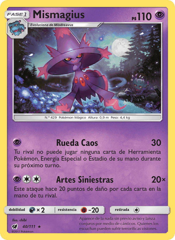 Invasión Carmesí の 40 番、Mismagius