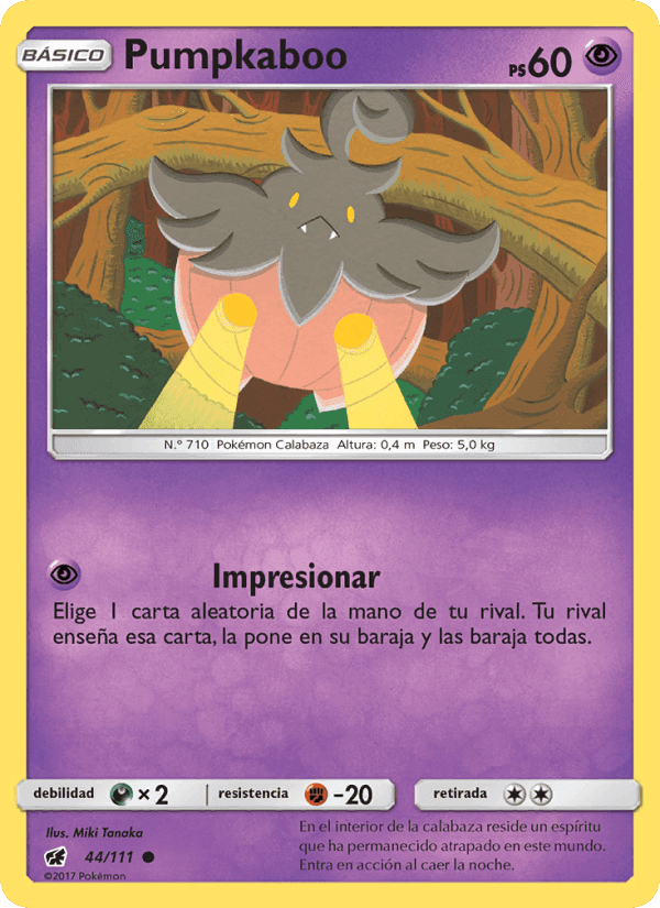 Pumpkaboo, carta 44 de Invasión Carmesí
